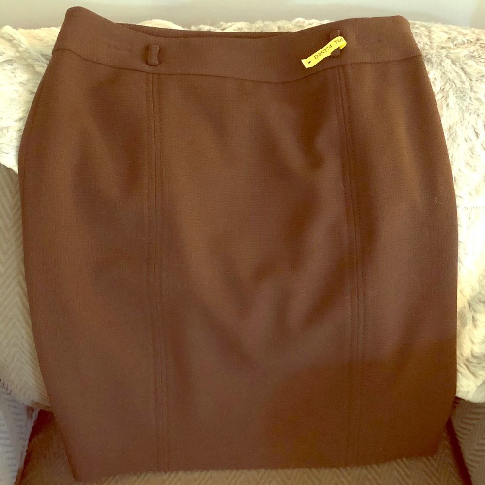 Anne Taylor Loft Brown mini dress skirt